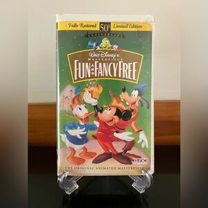 Fun & Fancy Free VHS Tape